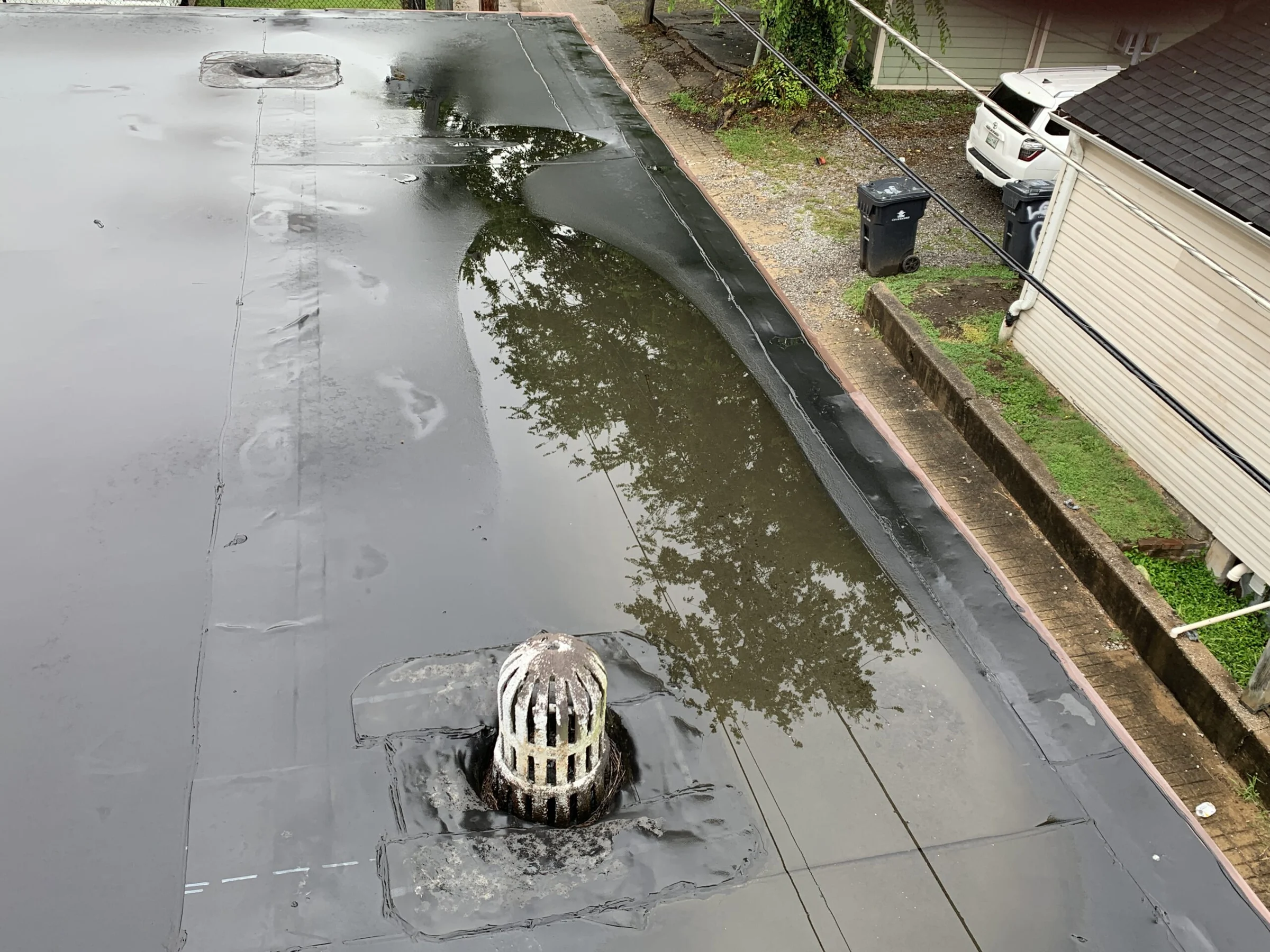 Ponding Water Roof Repair